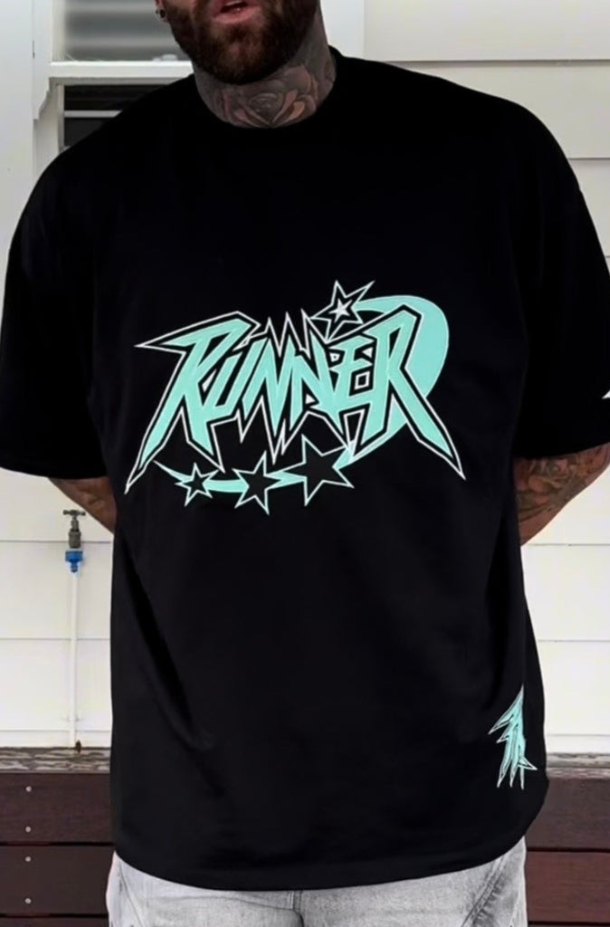 Astro Tee Black Tiffany [men]