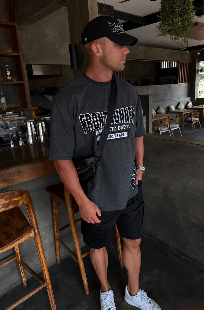 Athletic Department Tee - Charcoal Marle