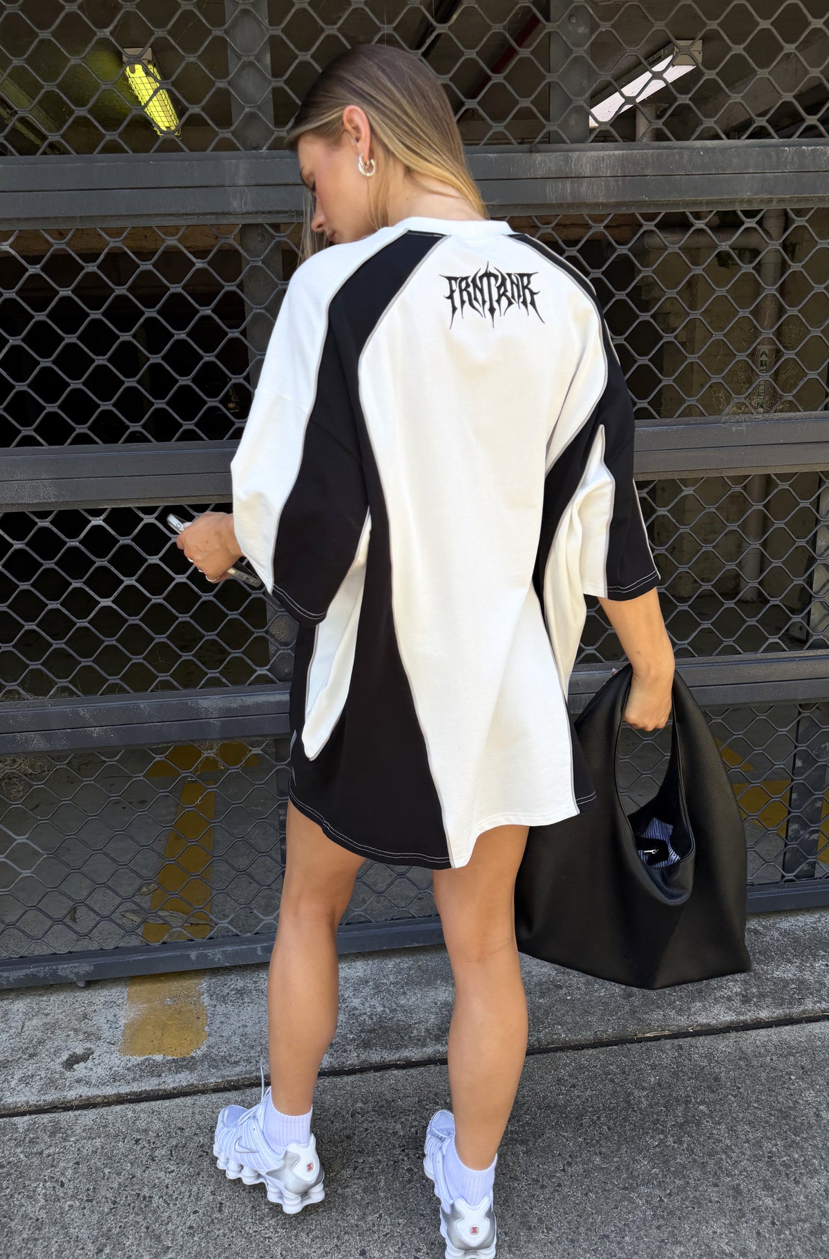 Fluid Panel Tee White [women]