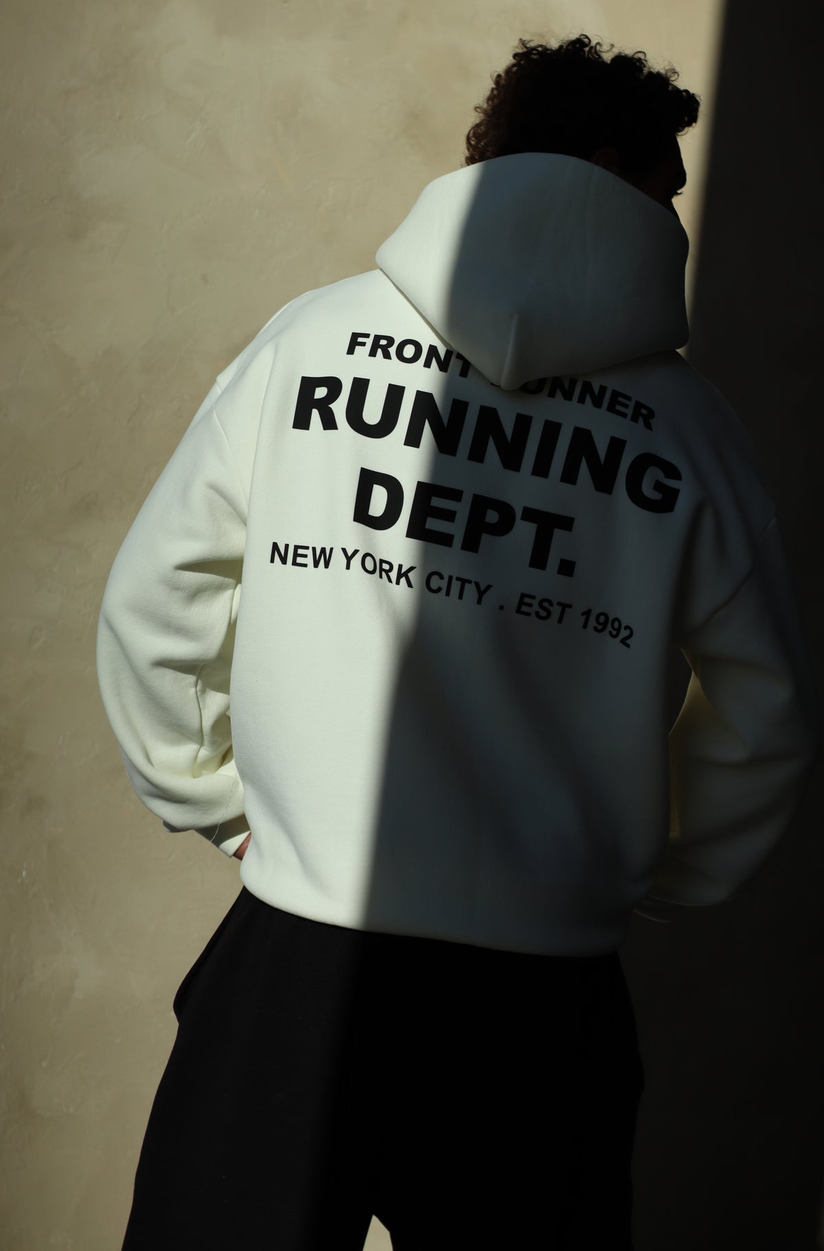 Running Dept Hoodie - Vanilla - Men