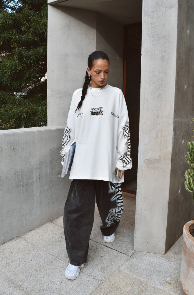 Ashline L/S Tee White