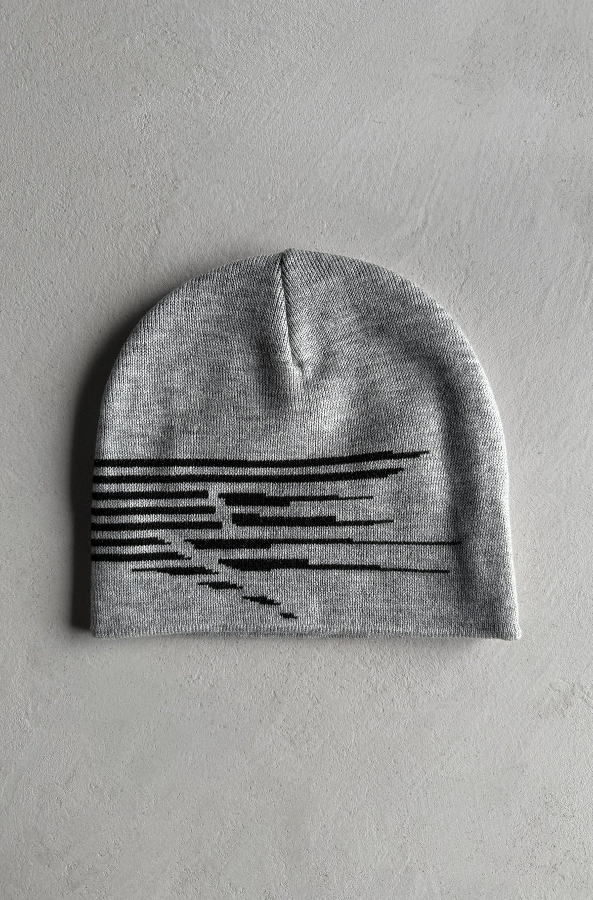 Road Runner Skull Beanie Grey Marle