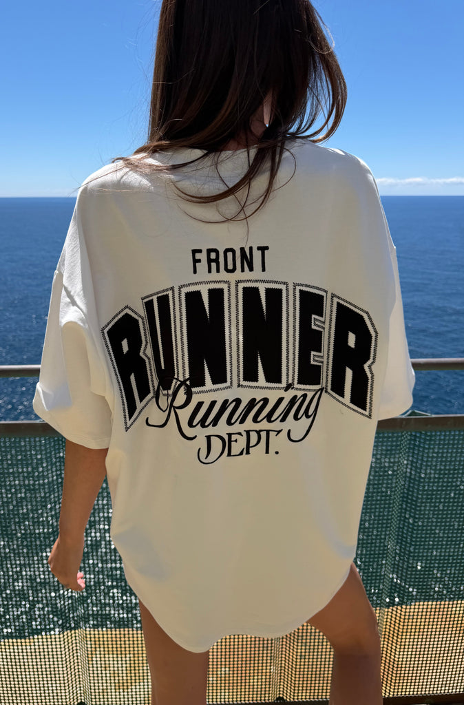 Classic Running Dept Tee Vanilla [women]