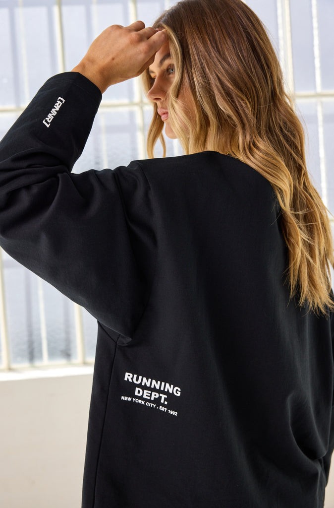 FRNTRNR L/S Tee Black