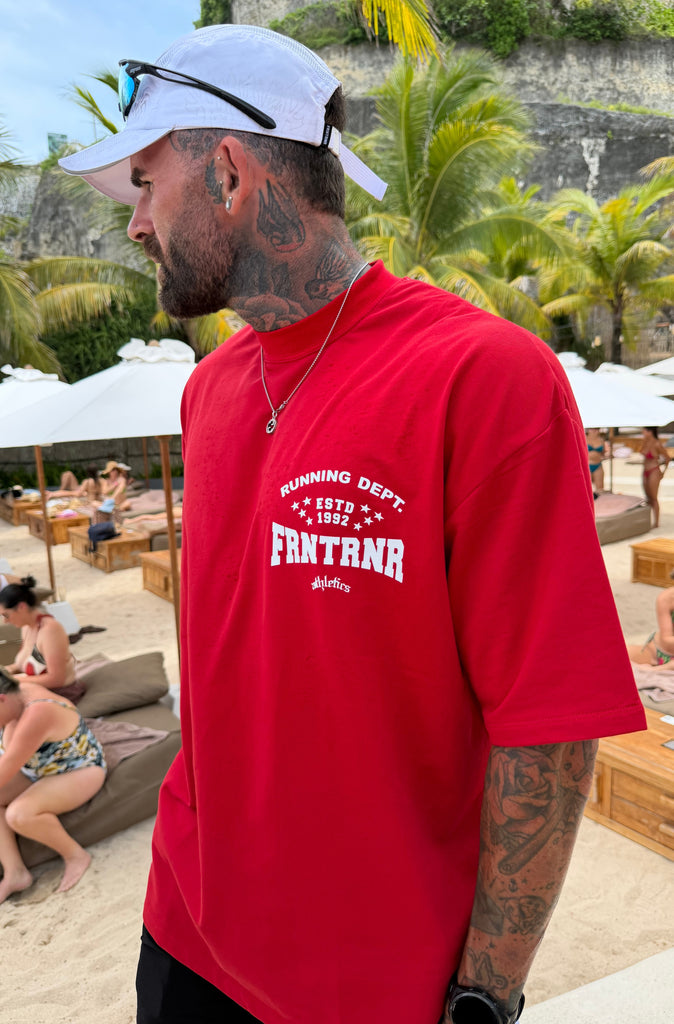 FRNTRNR ESTD Tee Cherry [men]