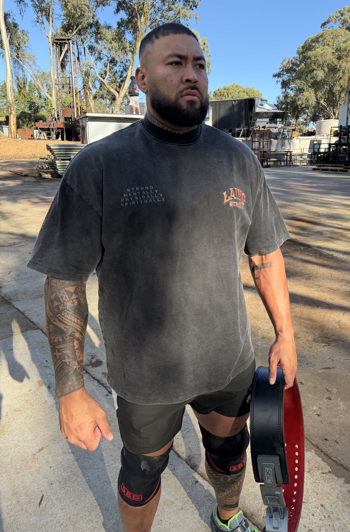 Pillars of Strength Tee Vintage Ember [men]