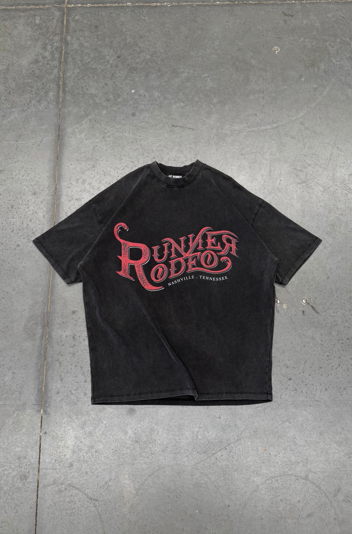 Rodeo Tee - Washed Black - Hover
