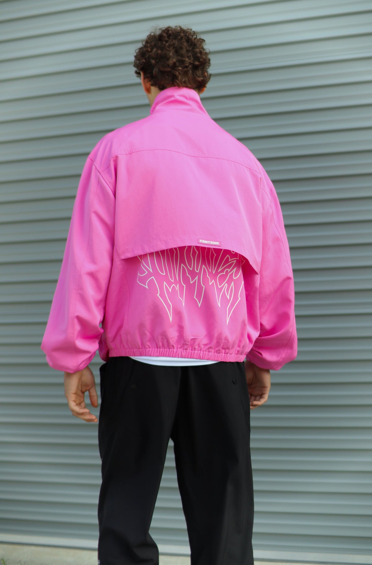 Fracture Bomber Jacket - Bubblegum