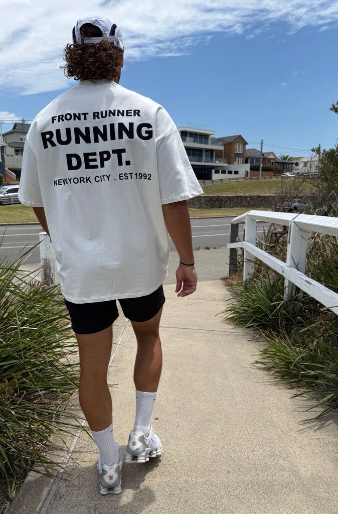 Running Dept Tee Vanilla [men]