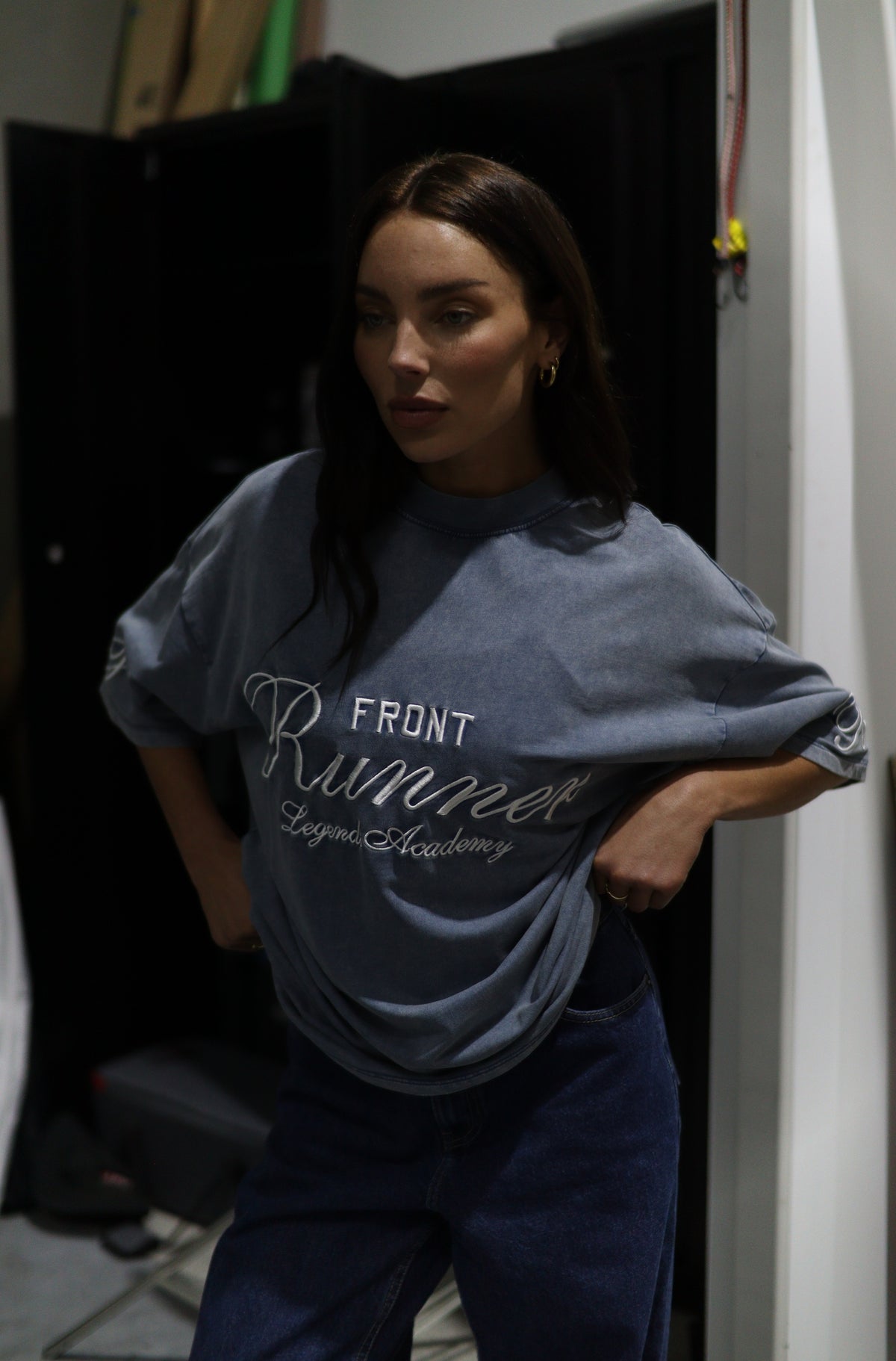 Legends Academy Tee - Denim Wash