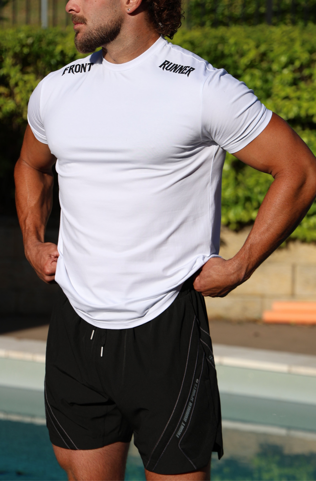 Inter Fitted Tee - White