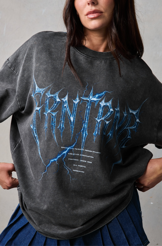 Perfect Storm Tee - Washed Black