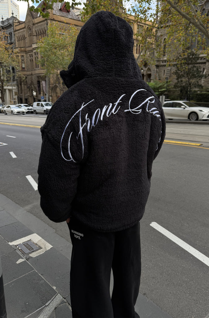 FR Hooded Sherpa Jacket Black