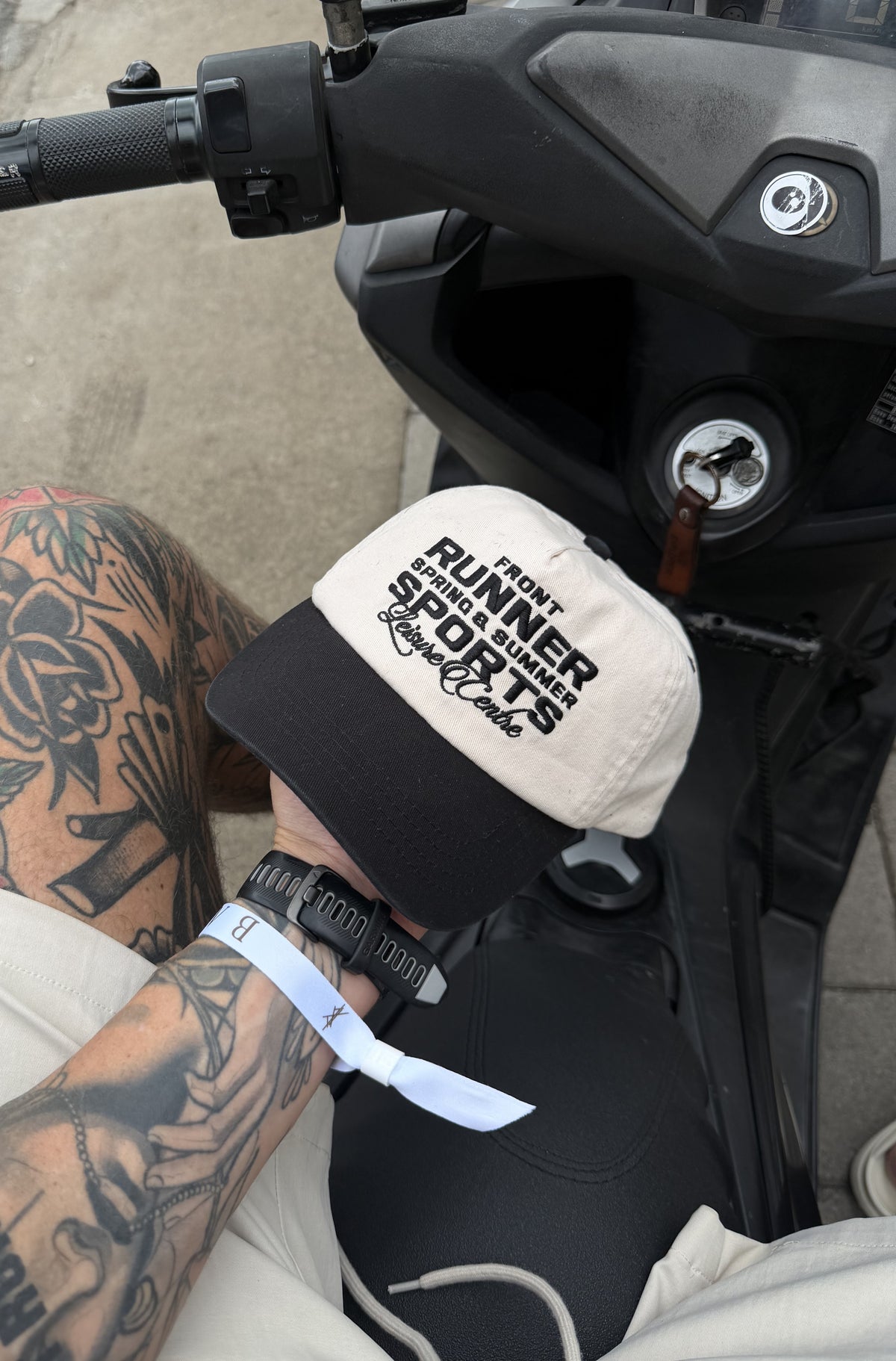 SSLC Cap Off White/Black