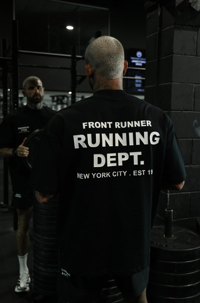 Running Dept Tee Black/White