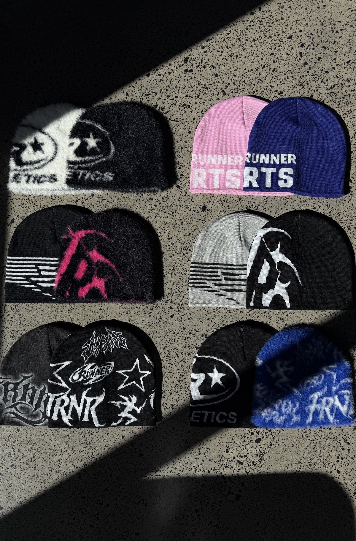 Pyro Skull Beanie Black