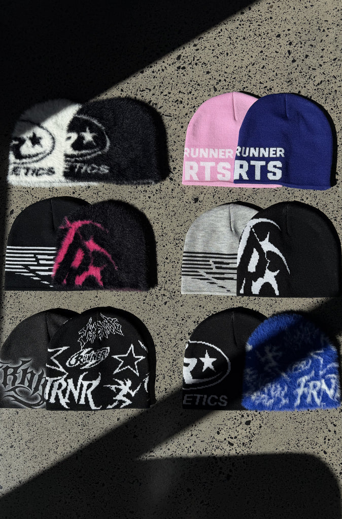 Pyro Skull Beanie Black