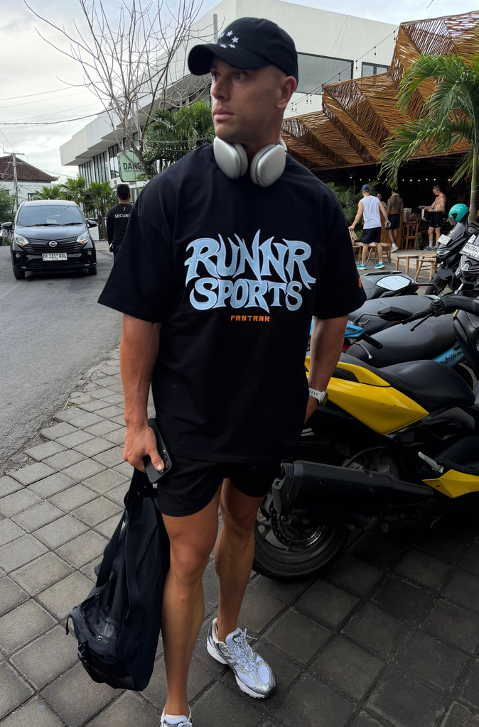 Runner Sports Tee Black [men]