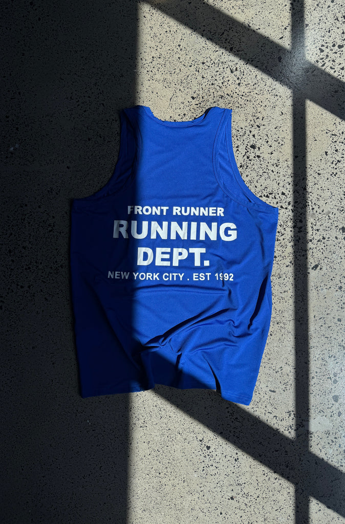 Running Dept Tech Singlet - Cobalt