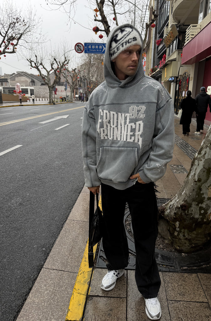 Pyro Hoodie Concrete [men]