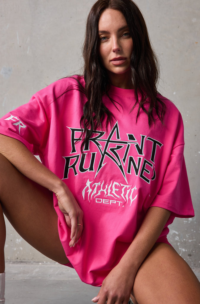Heavy Medal Tee - Flamingo