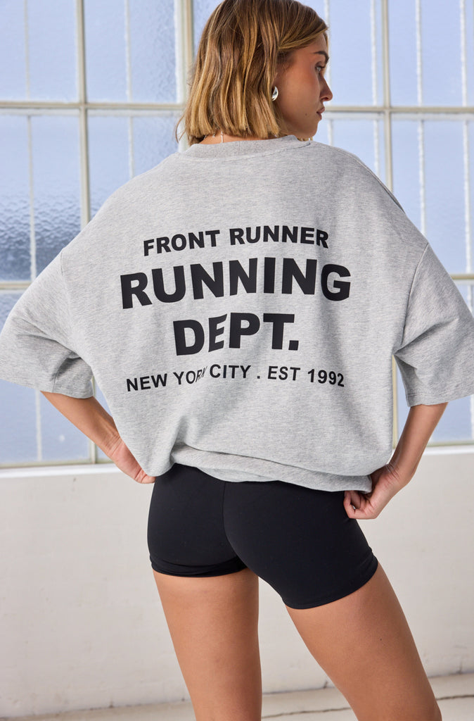 Running Dept Tee Grey Marle