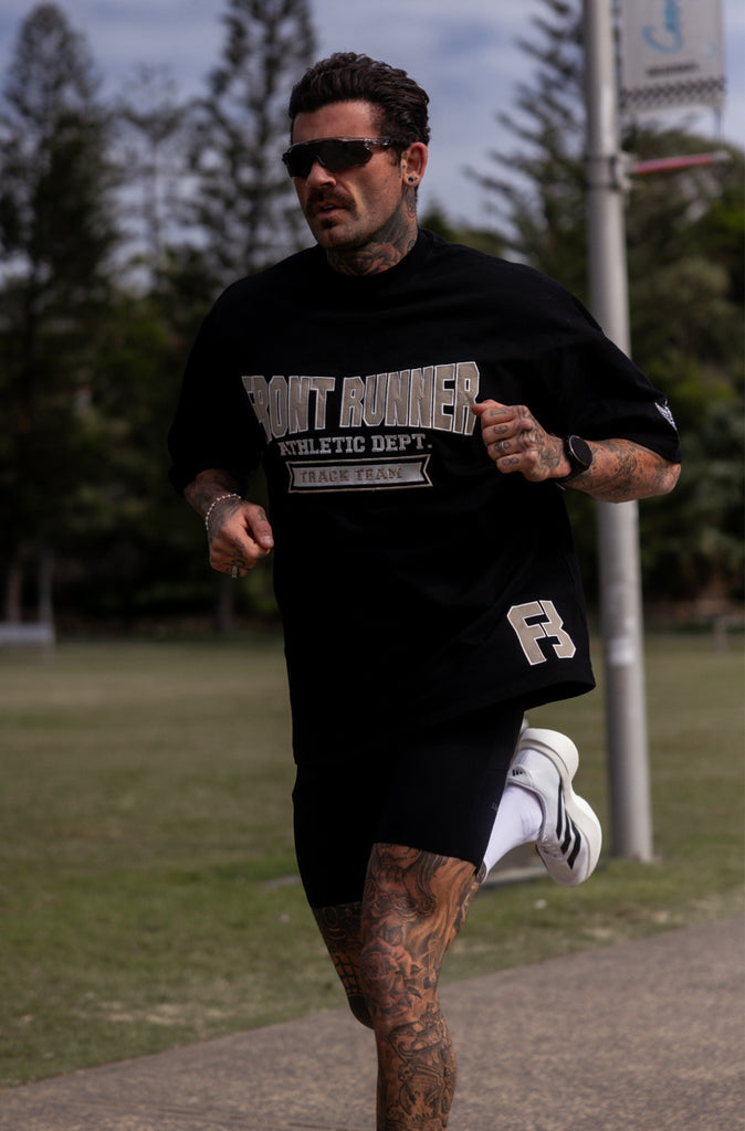 Athletic Department Tee - Black/Malt