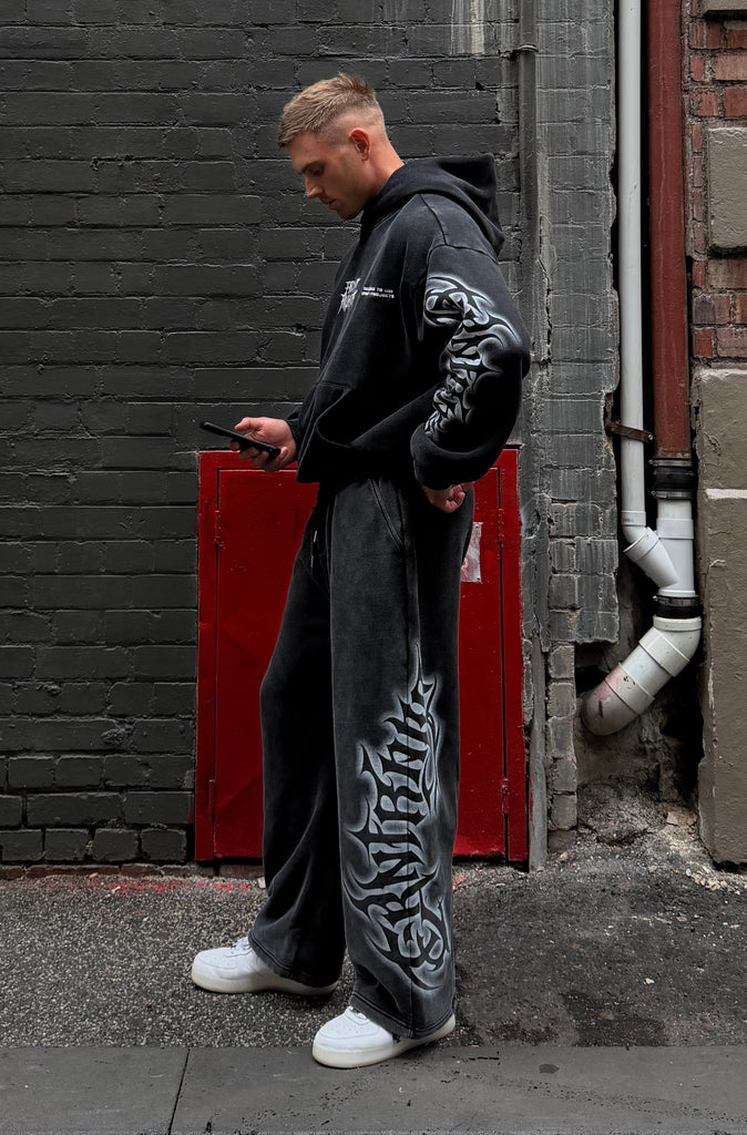 Ashline Hoodie Washed Black