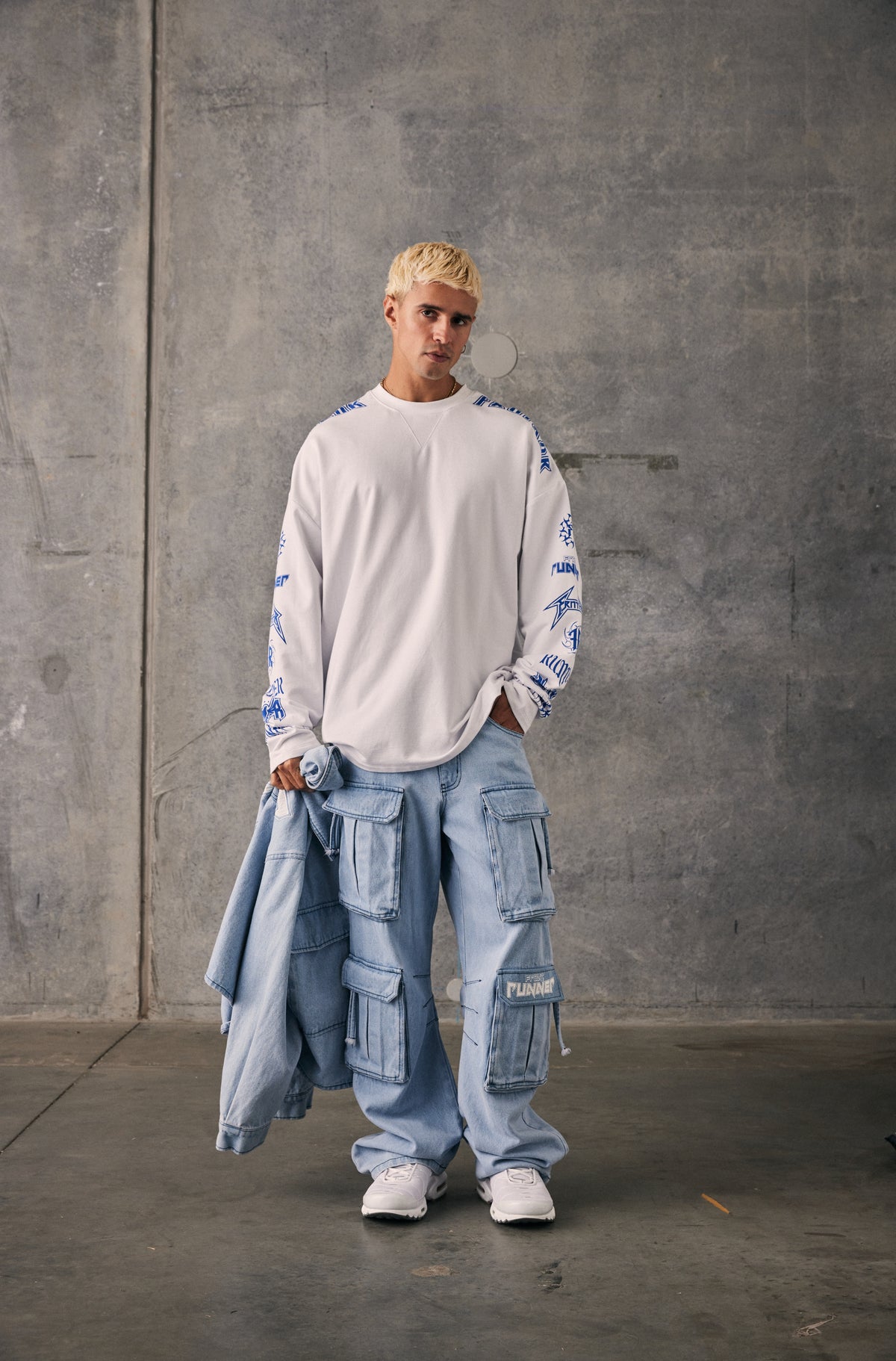 H.O.D Long Sleeve - White - Men