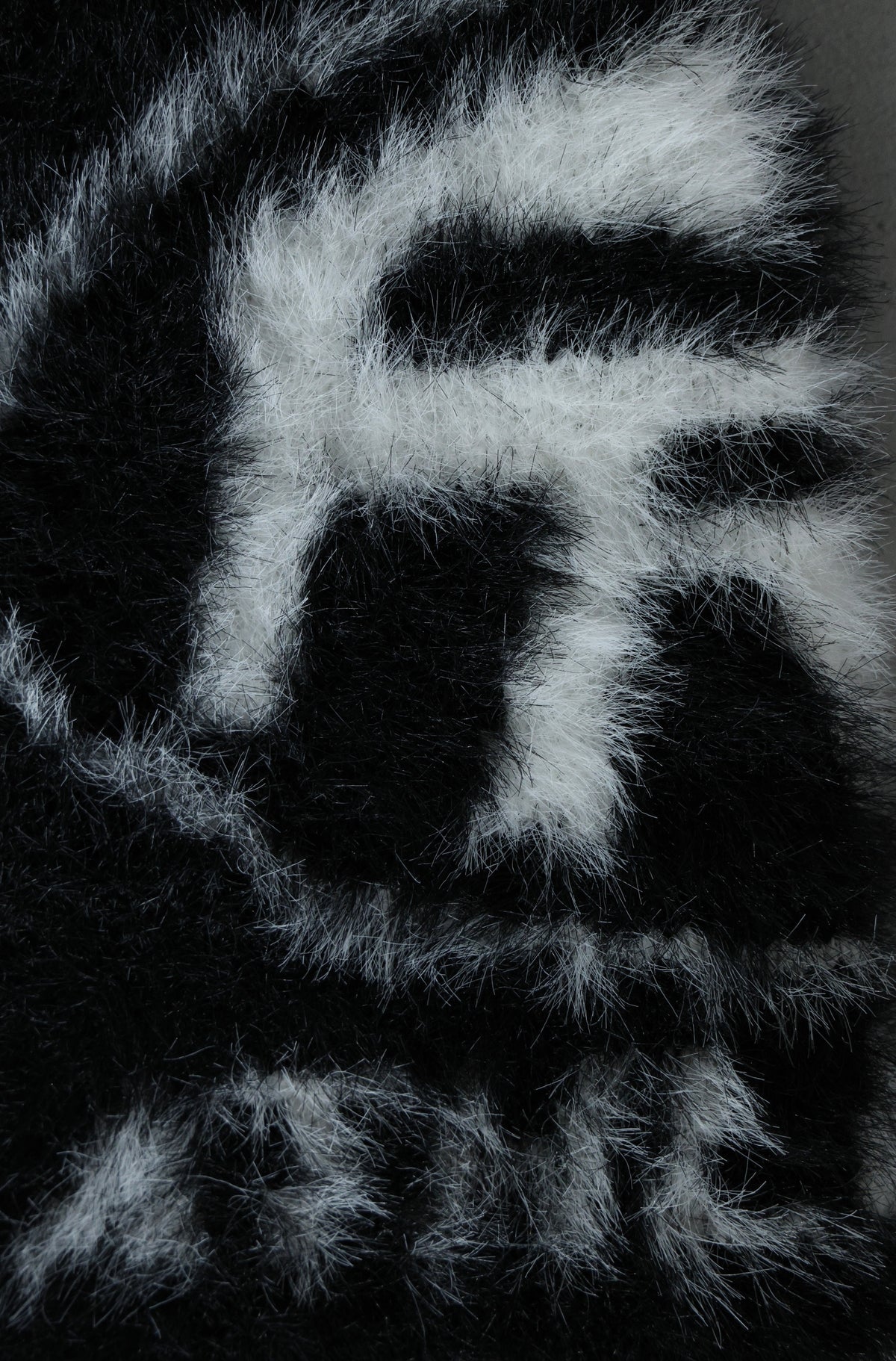 Resilience Fuzzy Skull Beanie Black