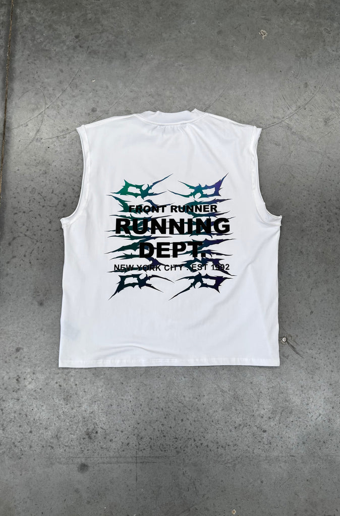 Tribal Dept Tank - White