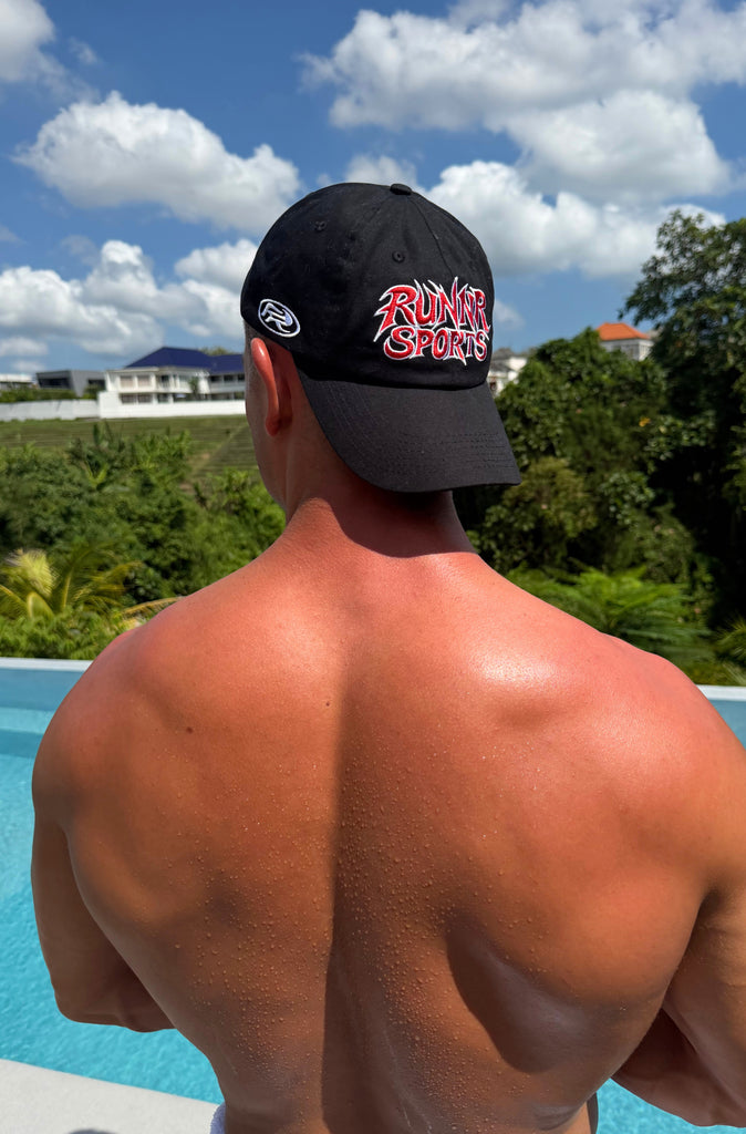 Runner Sports Cap Black