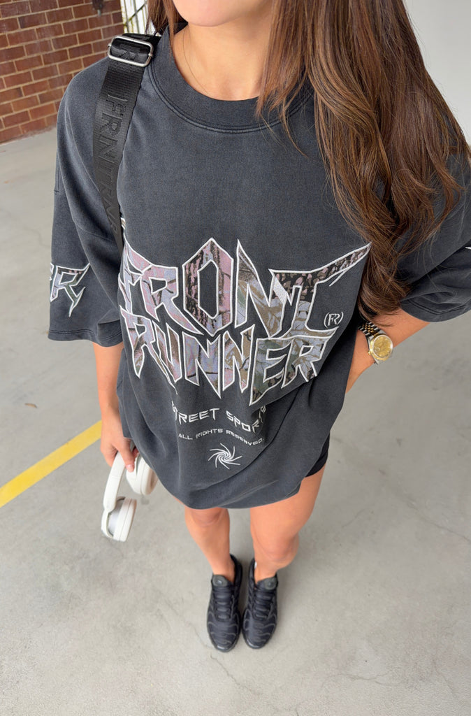 No Mercy Tee Washed Black Camo