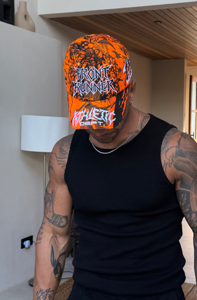 Offset Cap Orange Camo