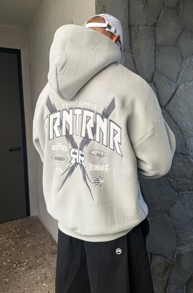 FRNTRNR Bolt Hoodie Grey