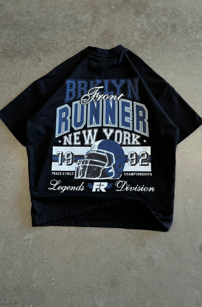 Brooklyn Tee - Blue Black