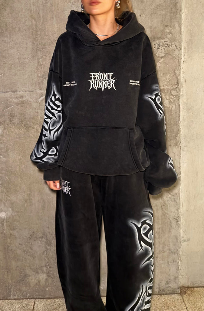 Ashline Hoodie Washed Black
