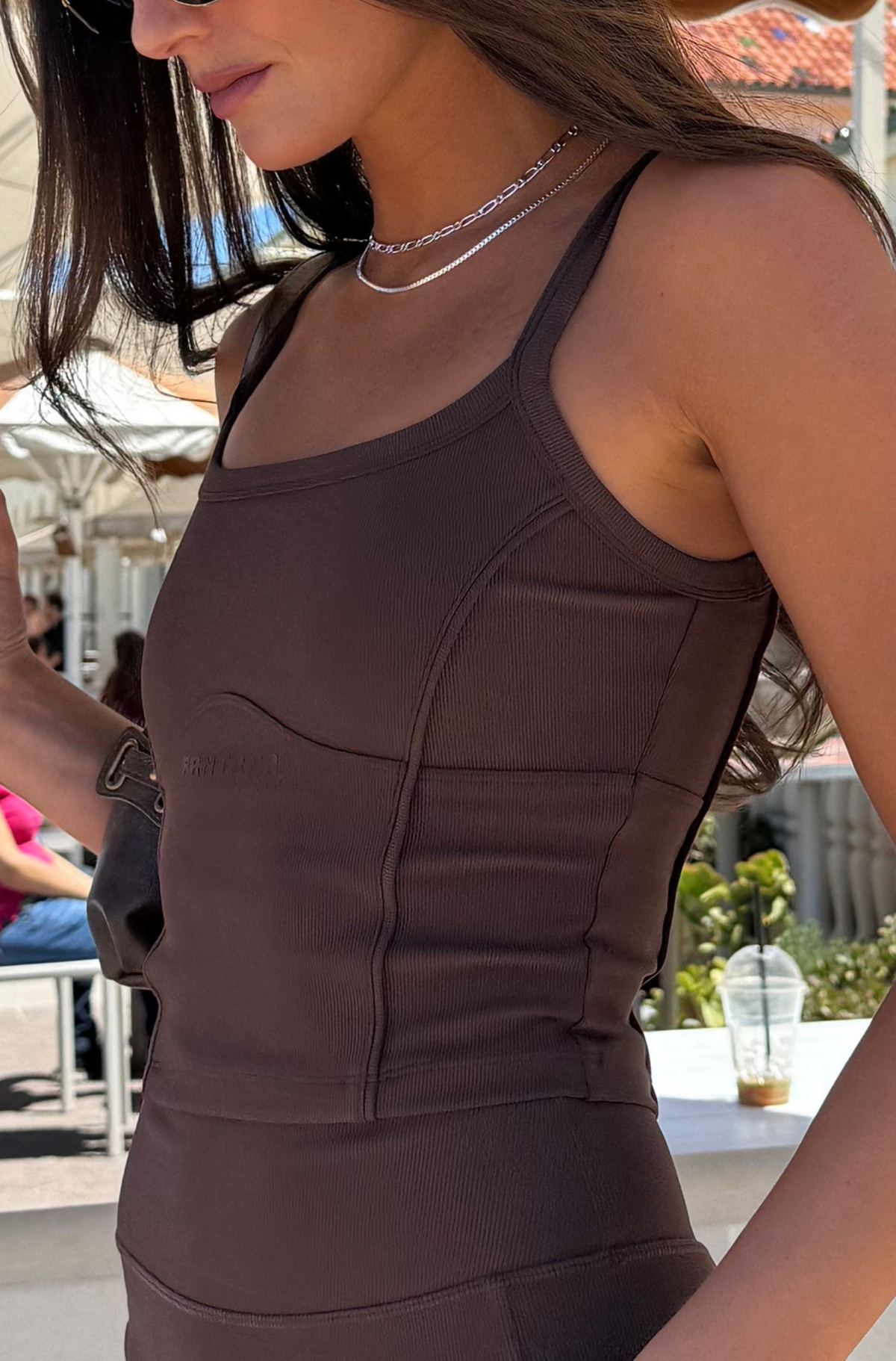 Forme Contour Tank - Chocolate - Women