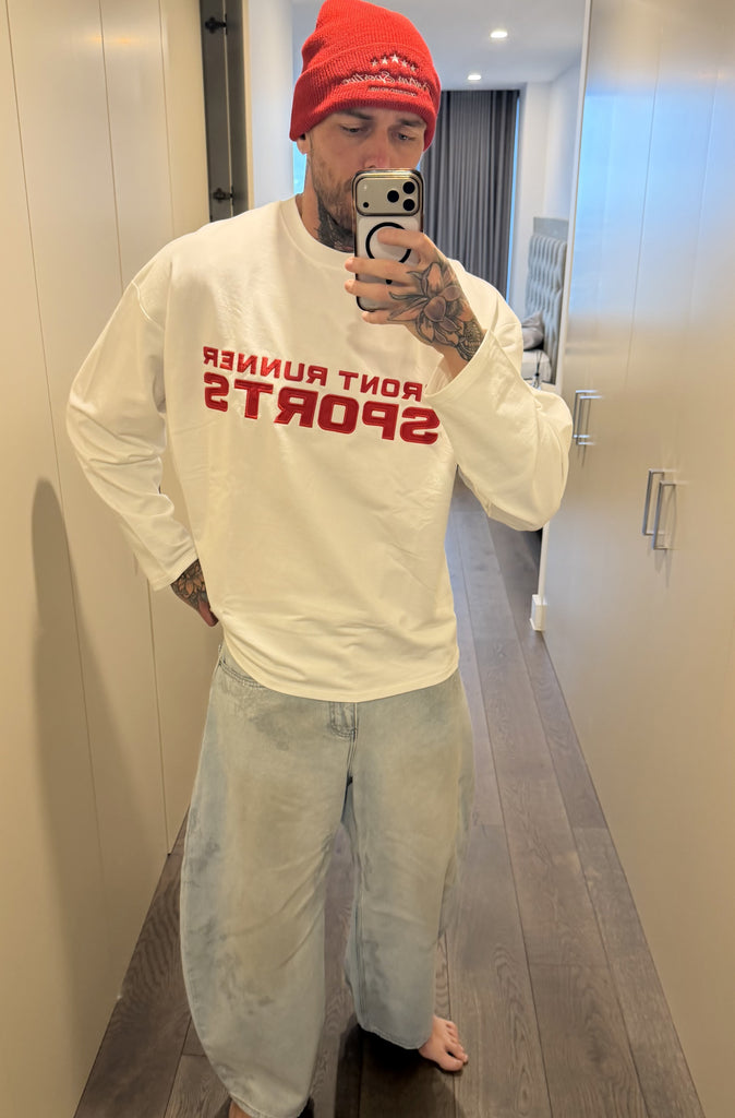 Studio L/S Tee White