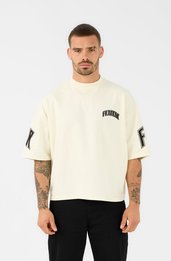 FRNTRNR Boxy Tee - Vanilla