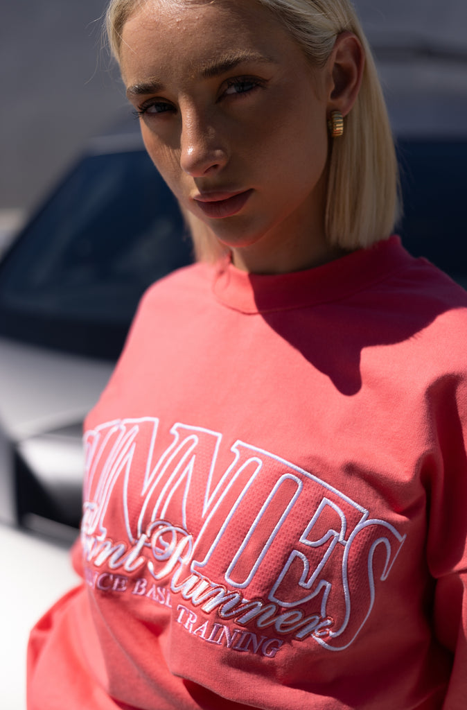 Cunnies Tee with Back Logos - Watermelon