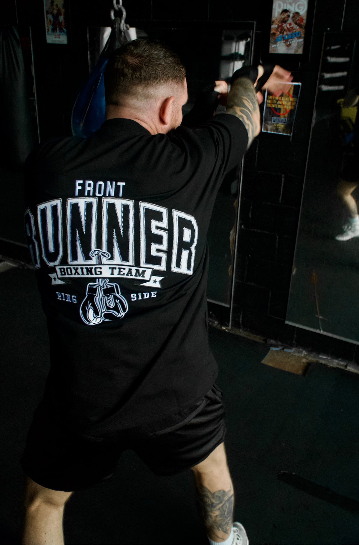 Ringside Tee - Black & White - Men