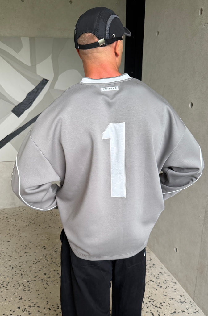 Striker L/S Jersey Grey