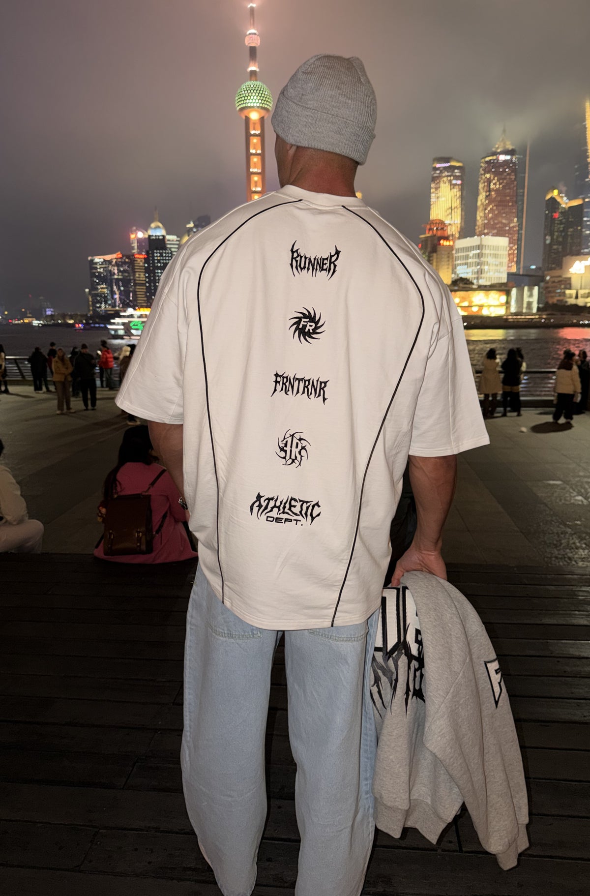 Interval Panel Tee - White - Men