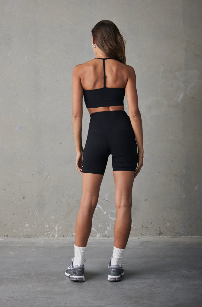 FRNTRNR T-Bar Crop - Black