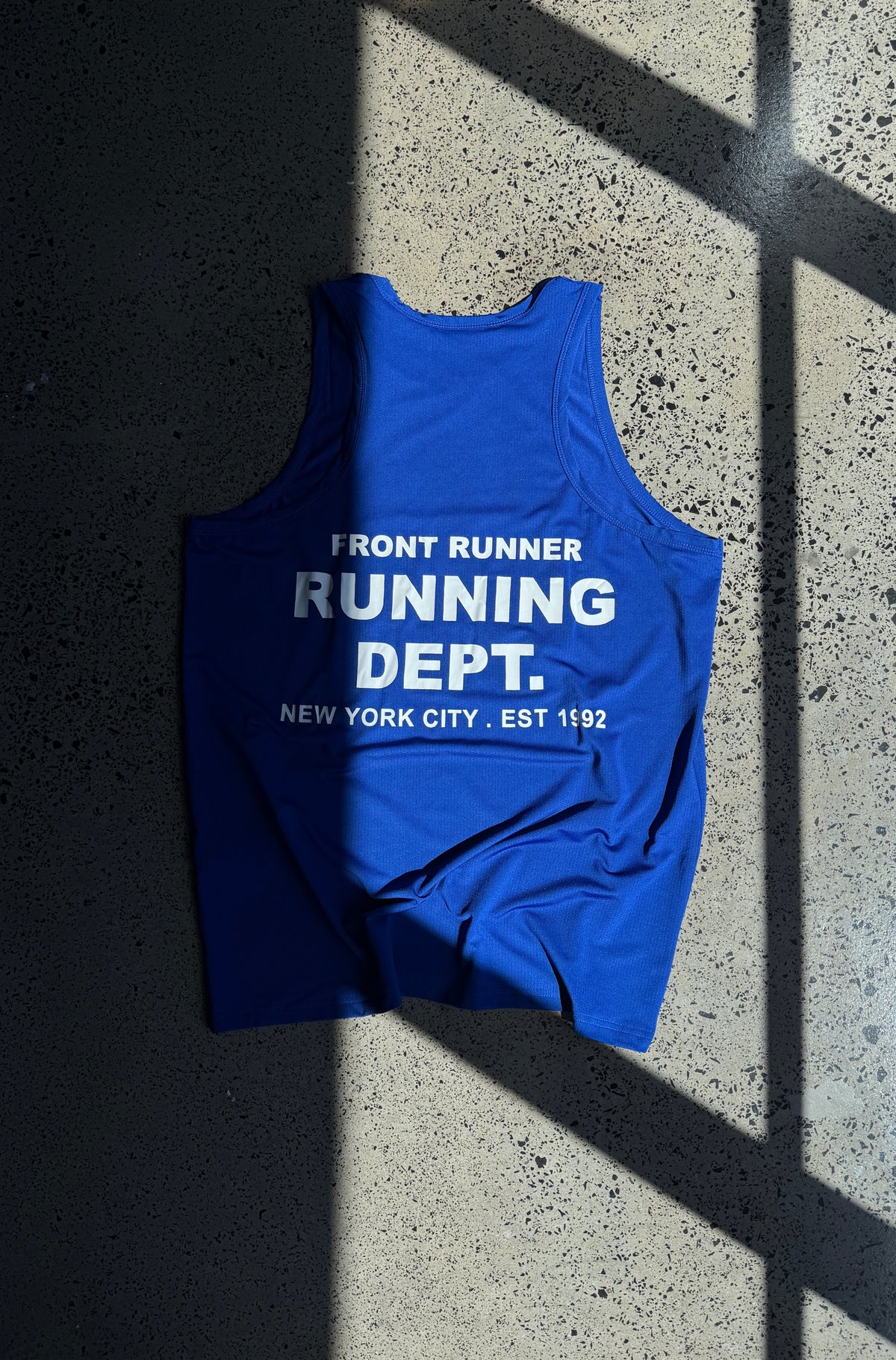 Running Dept Tech Singlet - Cobalt - Hover