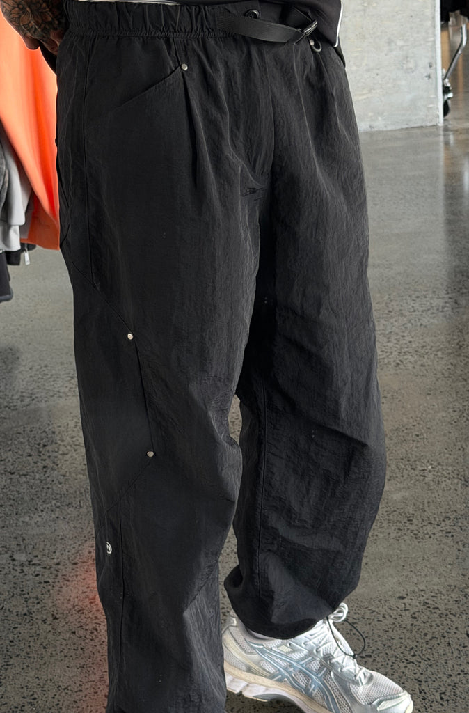FR Wide Leg Tech Pant - Black