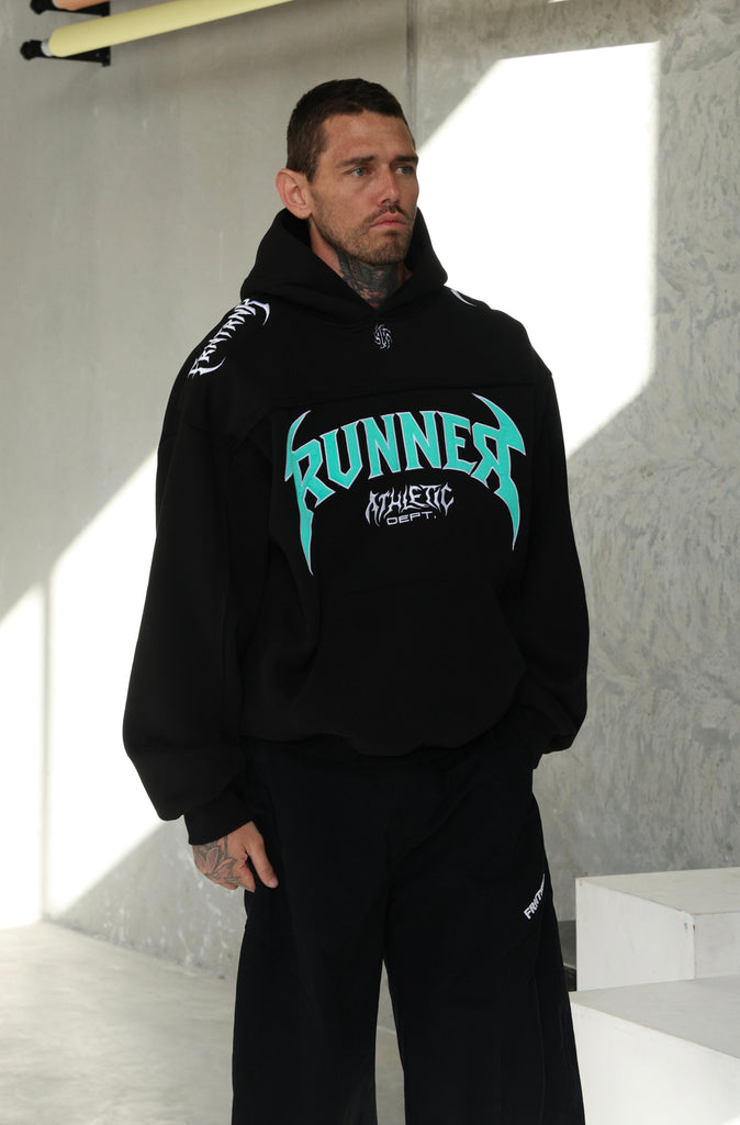 Vortex Hoodie Black Tiffany