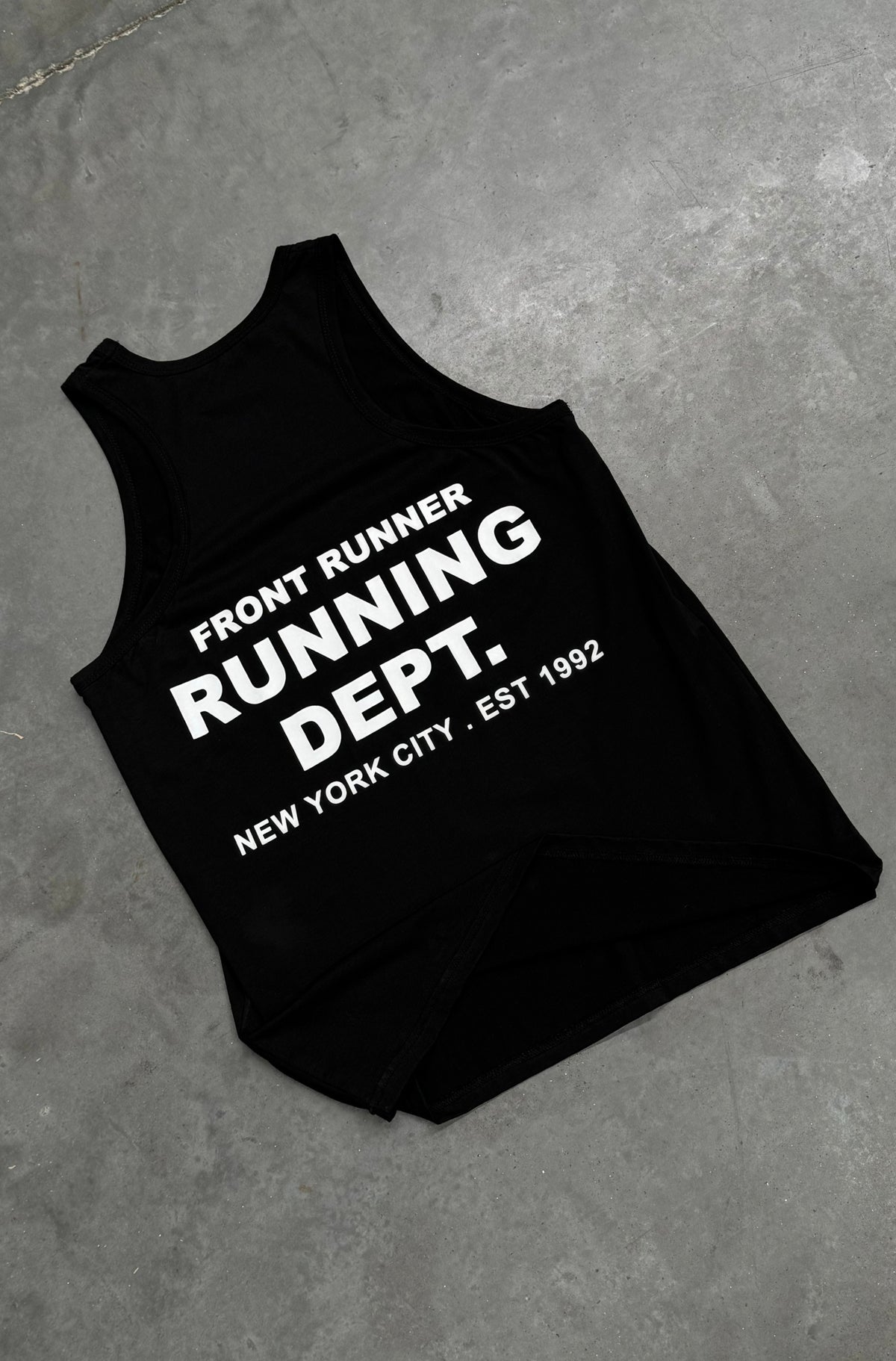 Running Dept Singlet - Black