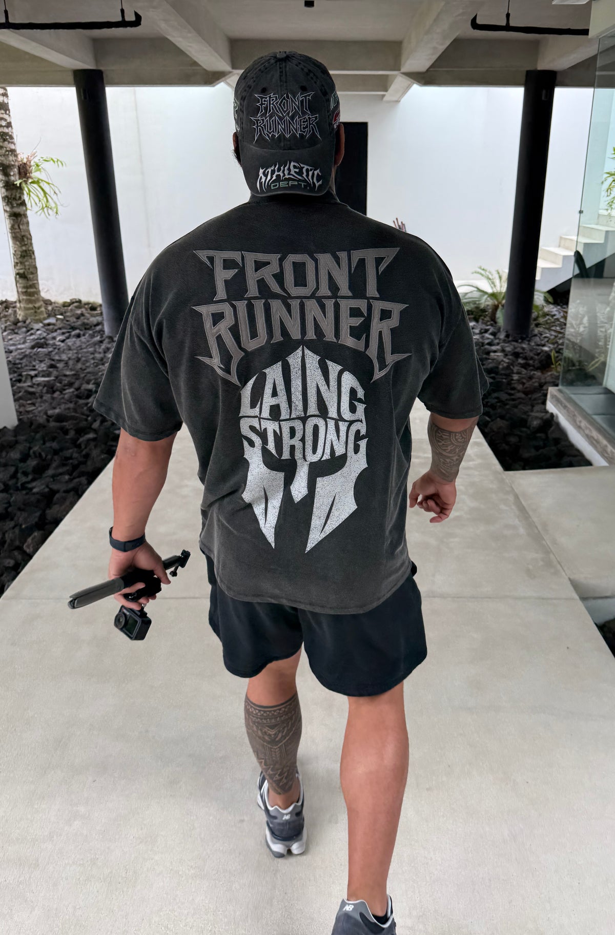 Laing Strong Legion Tee - Washed Black - Men